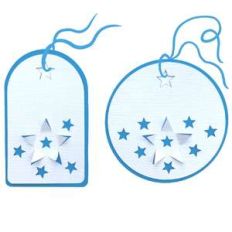 3d star gift tag