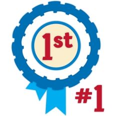 first place award ribbon