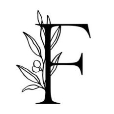 letter f monogram