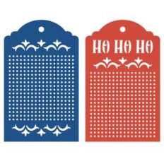 christmas tags for cross stitch
