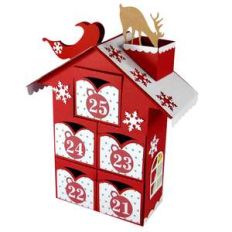 christmas advent village drawers 21-25 – santa