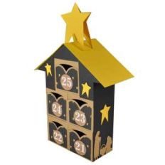 christmas advent village drawers 21-25 – nativity