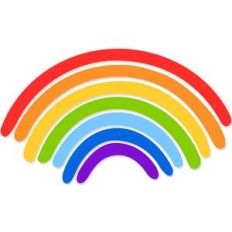 rounded rainbow