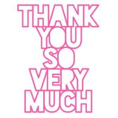 thank you so very much