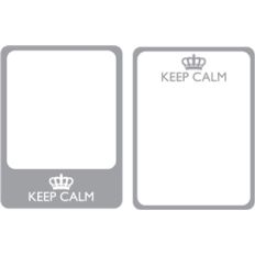 set of 2 keep calm journaling cards