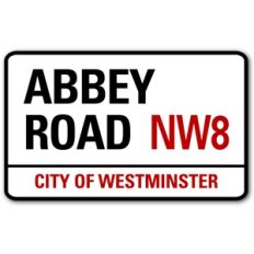 abbey road street sign