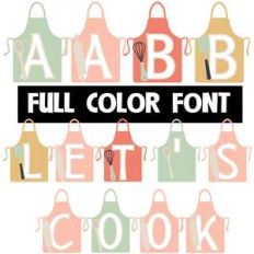 let's cook color font