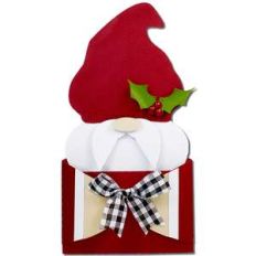 winter gnome hug gift card holder