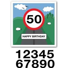 speed limit birthday road sign