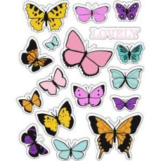 ml butterfly lovely stickers