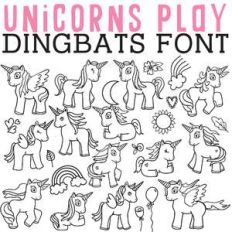 cg unicorns play dingbats