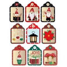 gnome christmas gift tags