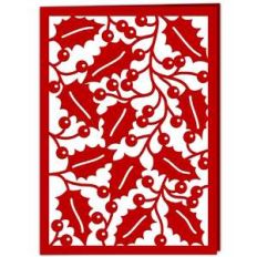 holly berry card