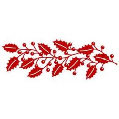 holly berry repeating border