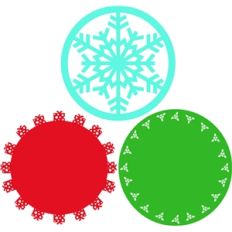 christmas doilies