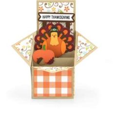 tiered box card turkey