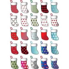 christmas stocking stickers