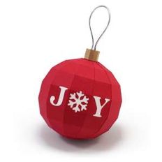 joy christmas ornament