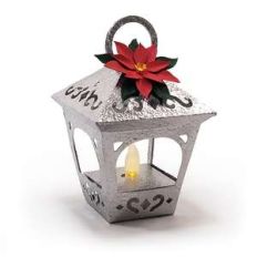 silver lantern ornament
