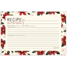 christmas recipe card