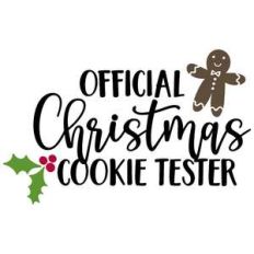 official christmas cookie tester