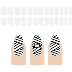 nail design: mummy