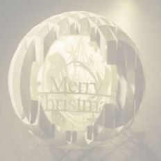 four layered pop up sphere merry christmas pro