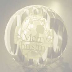 four layered pop up sphere merry christmas pro