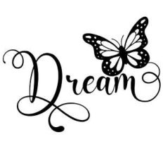 dream butterfly word