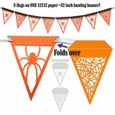 'haunted spider' bunting