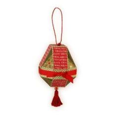 ornament 3d inverted ends oblong
