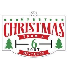 merry christmas from distance tag
