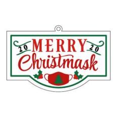 merry christmask tag