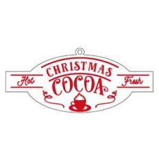 christmas cocoa tag
