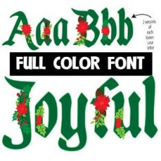 joyful color font