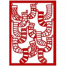 christmas stocking card