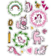 ml unicorns love stickers