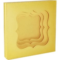 3d card - layered bracket shadow frame