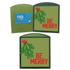 be merry gift card envelope