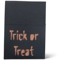 trick or treat halloween favor box / bag