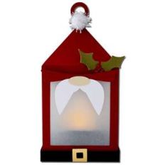 gnome hanging tea light lantern
