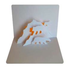 polar bears popup card