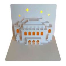 opera x-mas popup card