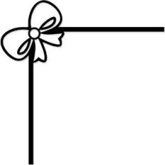 slanted side gift bow