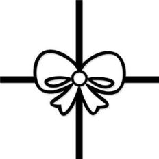 square gift bow