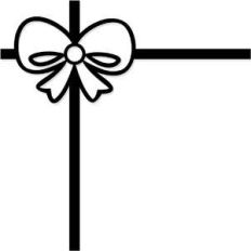 side gift bow