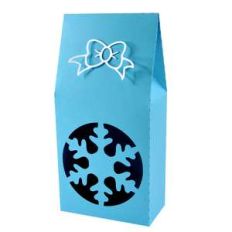christmas snowflake upright gift box