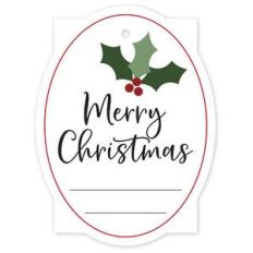 merry christmas tag