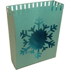 large snow flake luminaria