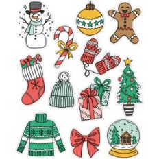 christmas sticker sheet